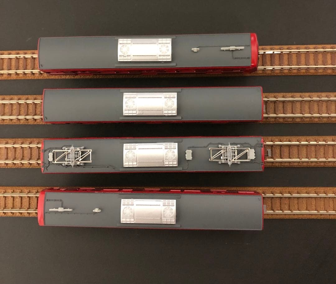 管理番号1675 京急2000形3扉車Nゲージ塗装済キット素人組立品4両