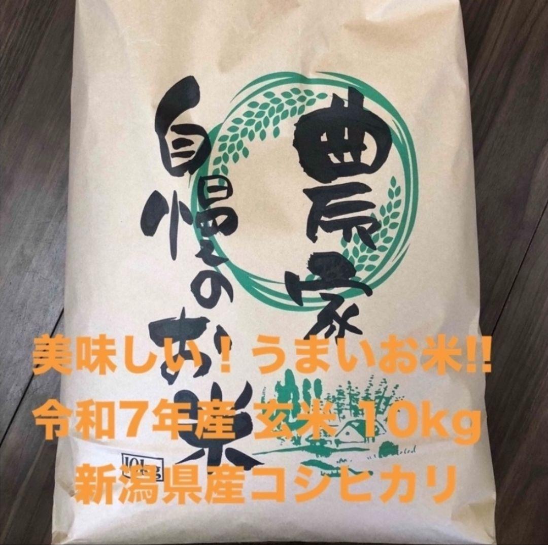 新潟県産 コシヒカリ 玄米10kg