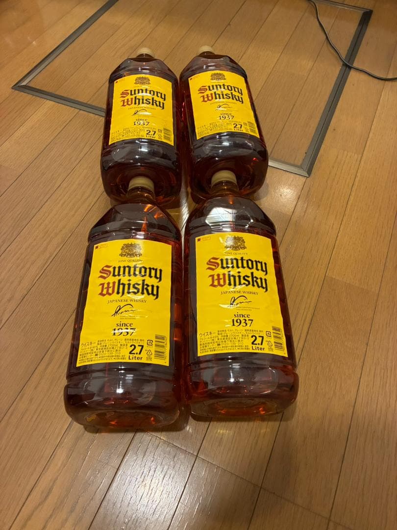 角瓶 2700ml [サントリー ウイスキー 日本 大容量]　４本