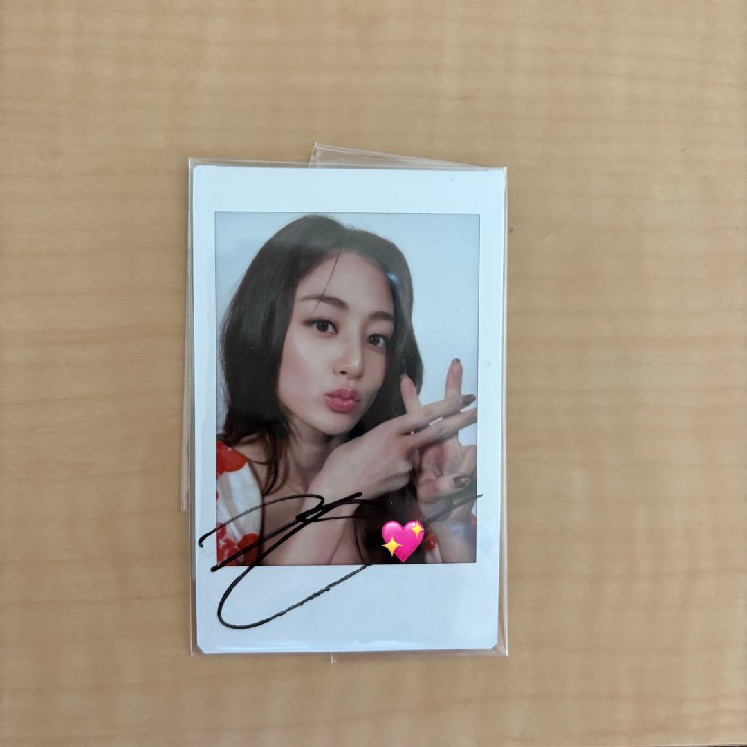 #TWICE5 ジヒョ サイン入りチェキ