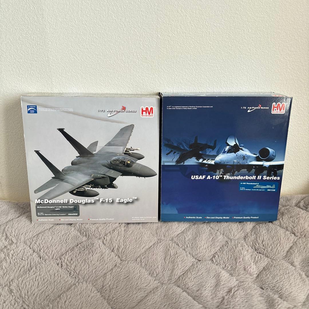【一部未開封】ホビーマスター 1/72 F-15E / A-10C
