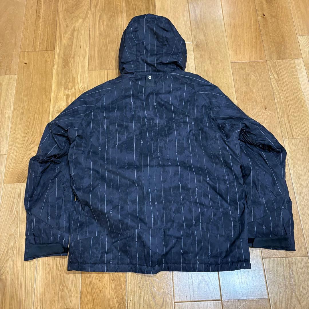 【セットアップ】phenix スキーウェア 上下セット メンズ　L ドクロ　黒