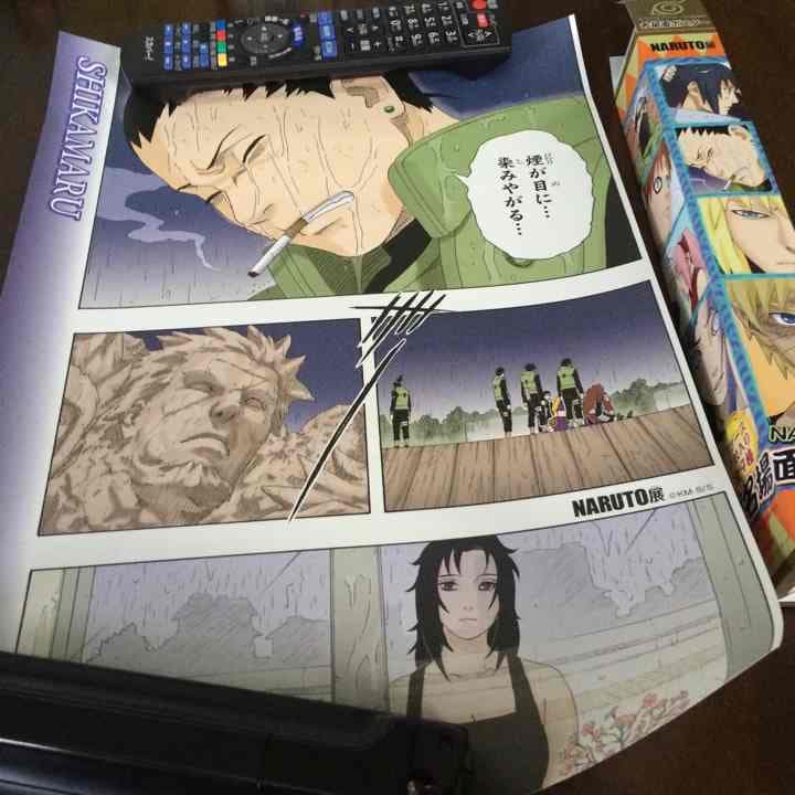 【閉店中】NARUTO展名場面ポスター シカマル×2