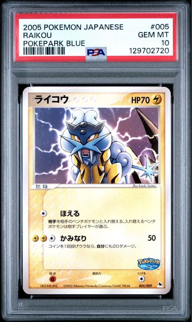 ライコウ ポケパークプレミアムファイル 005/009