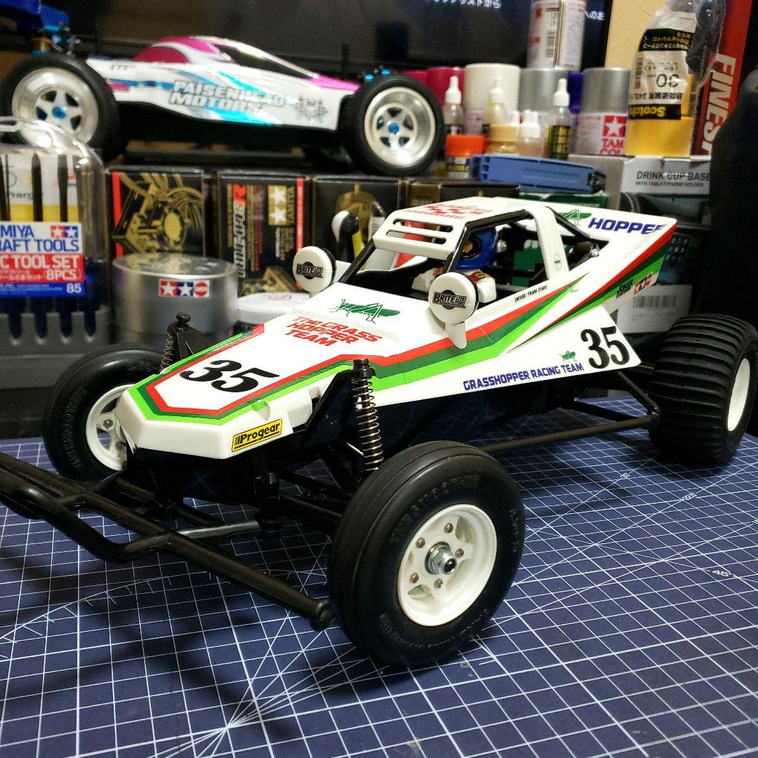 タミヤ　グラスホッパー　フルベア 540SHモーター 付き　未走行車　全部セット