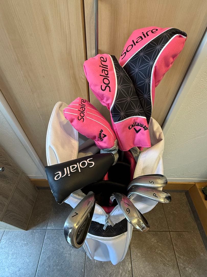 週末値下げ中Callaway Solaireレディース8本セット&キャディバッグ
