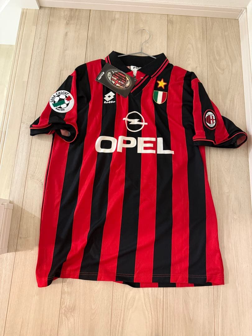 新品タグ付き　96-97 ミラン　バッジョ選手　ユニフォーム