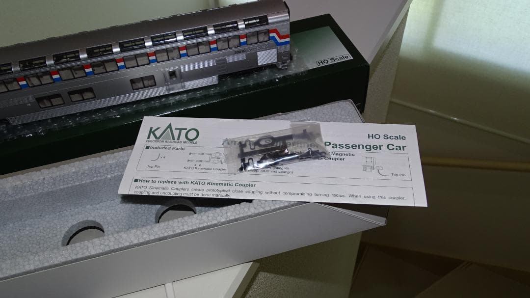 シロHC-KATO HOゲージ Amtrak Superliner