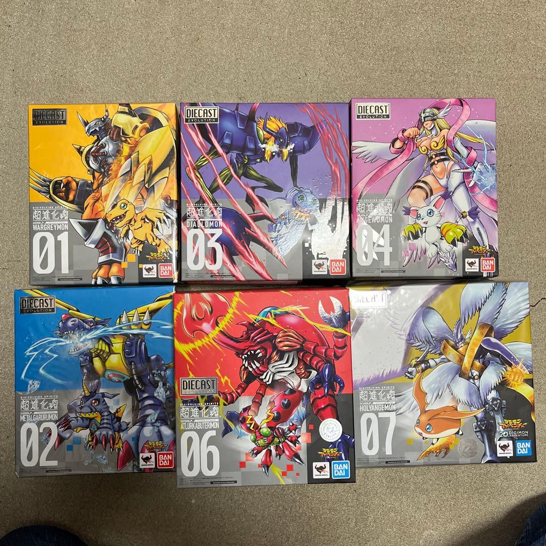 デジモンアドベンチャー　超進化魂　6点セット