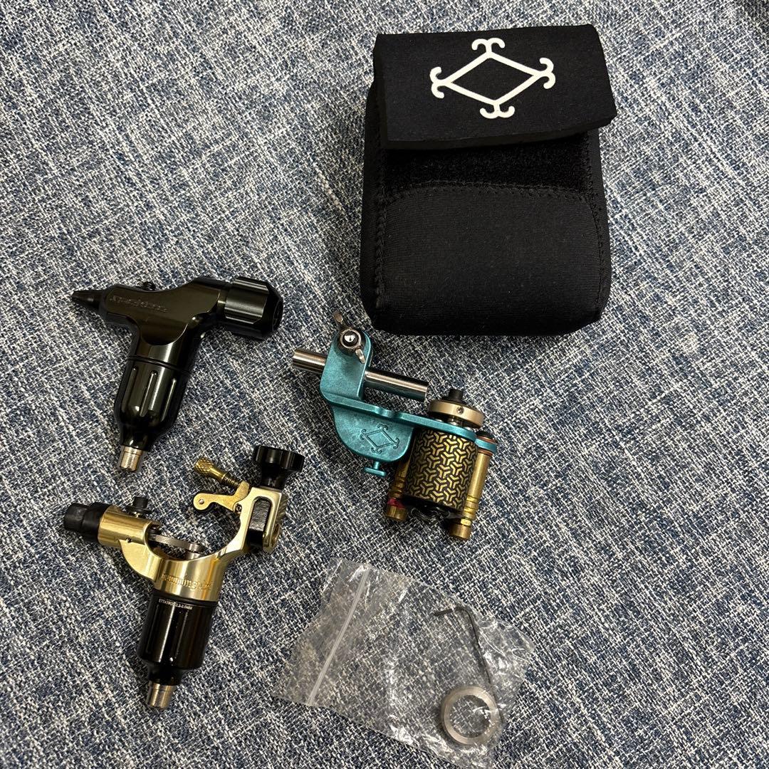 タトゥーマシーン　三点セット　Wizard クインケ ロータリータトゥーマシン