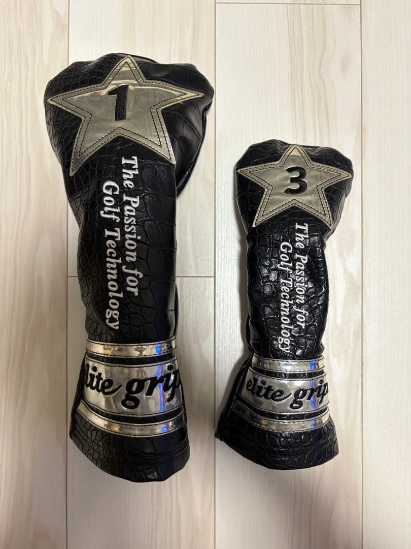 elite grips キャディバッグ ヘッドカバーセット