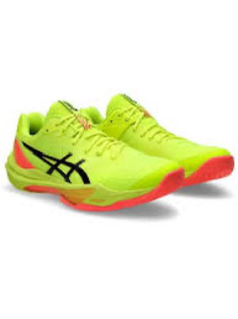 ASICS バレーボールシューズ 蛍光イエロー　　25.5㎝