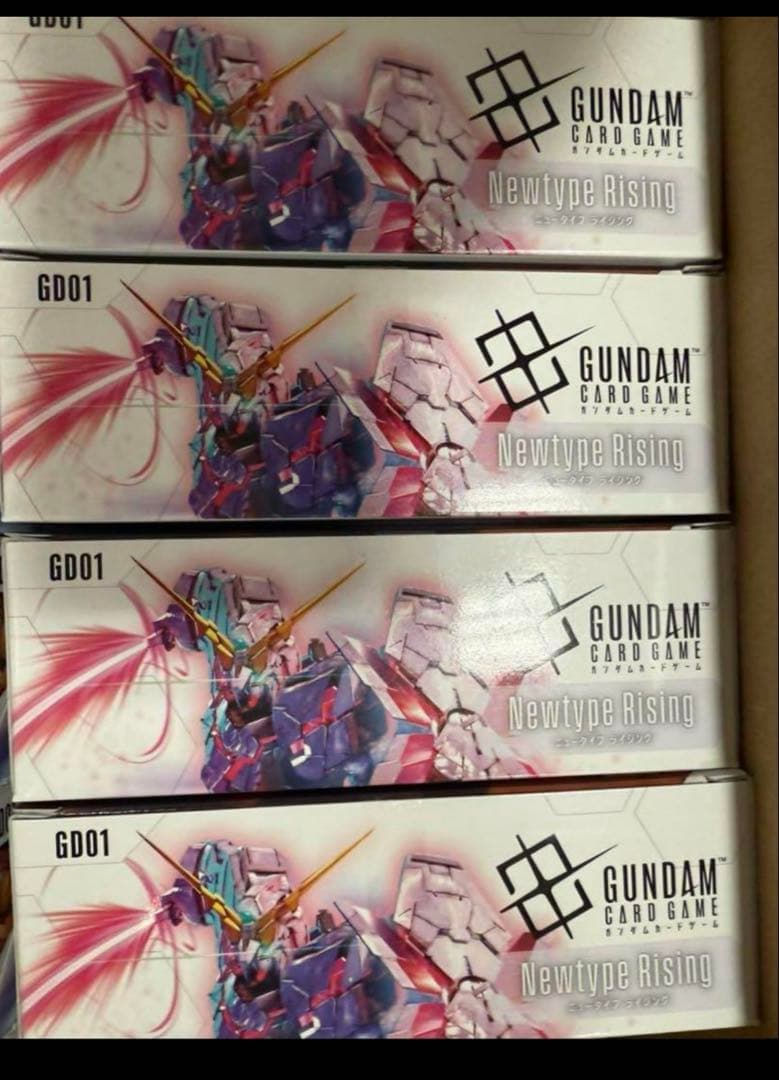 ガンダムカードゲーム ブースター　4BOX 　Newtype rising