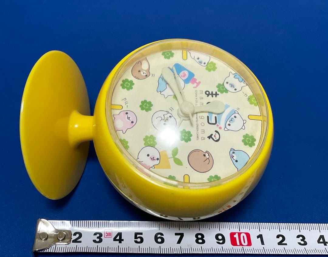 ジャンク品 まめゴマ 置時計 サンエックス レトロ