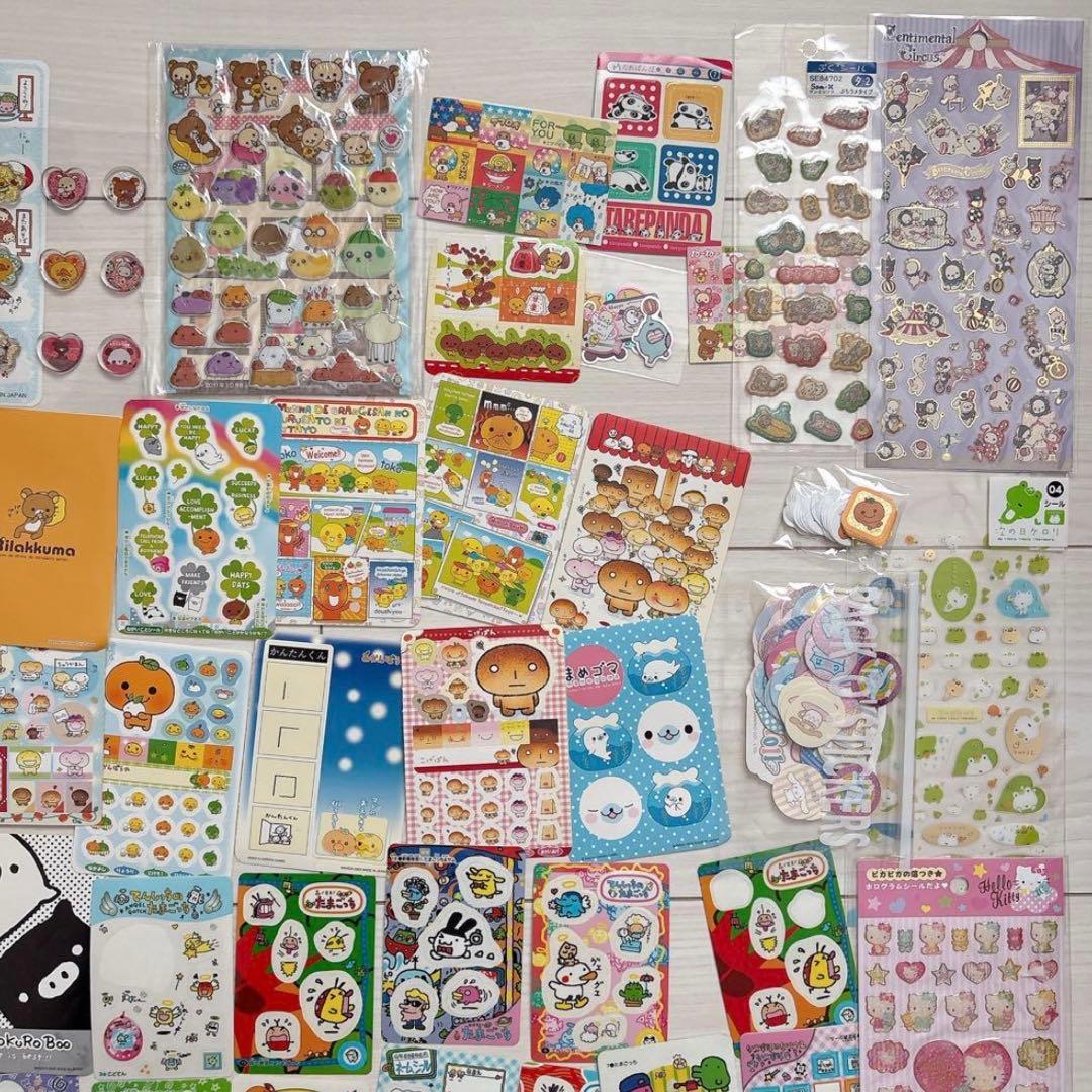【まとめ売り】キャラクターシール♡平成レトロ　当時物