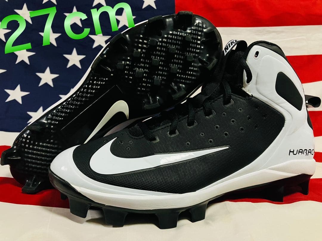 NIKE ナイキ アルファ ハラチ エリート MID 27cm 野球 スパイク