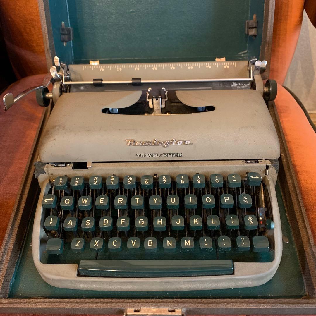 レミントン社製 トラベルライター タイプライター 1960年代 ヴィンテージ