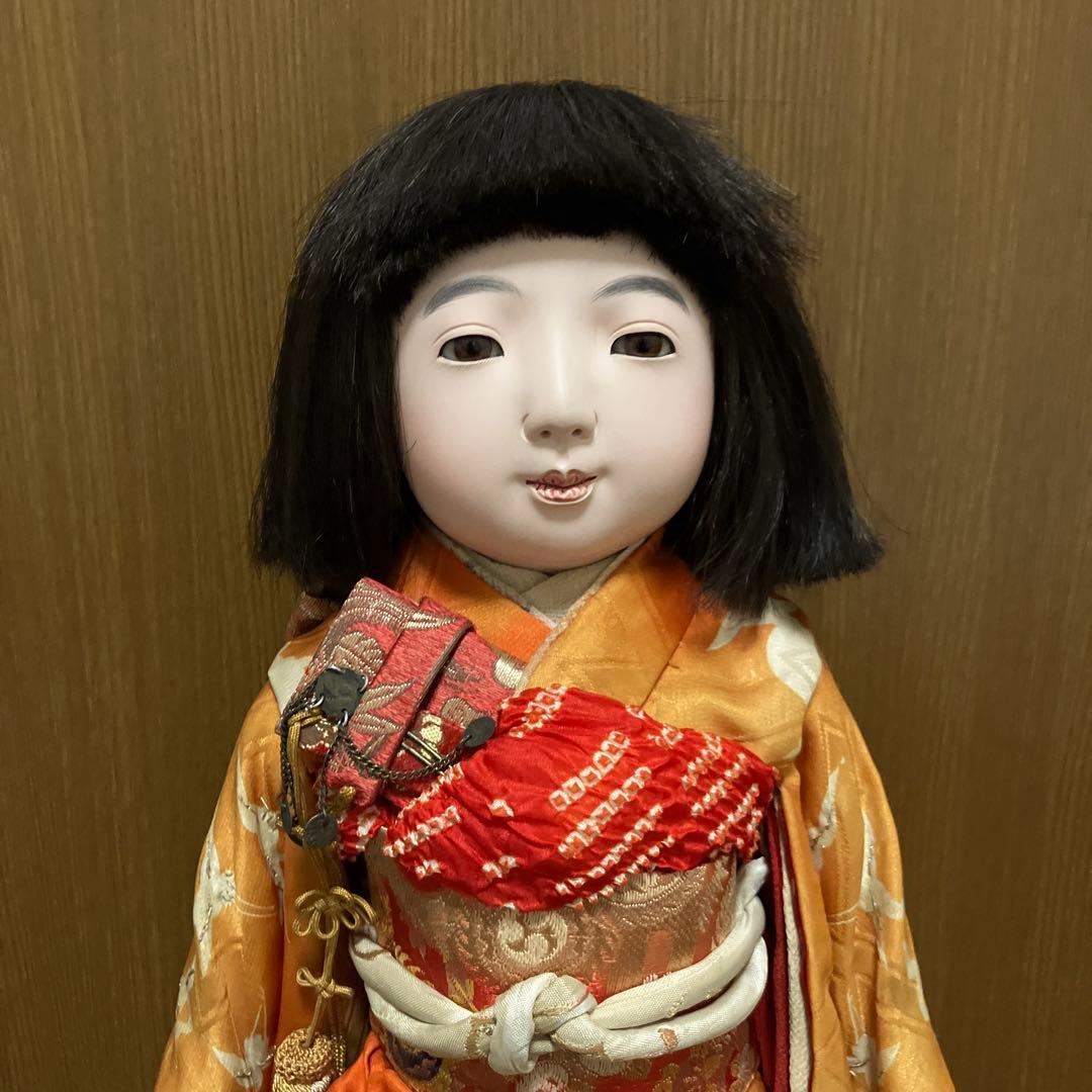 市松人形 、人形液シール、昭玉斎
