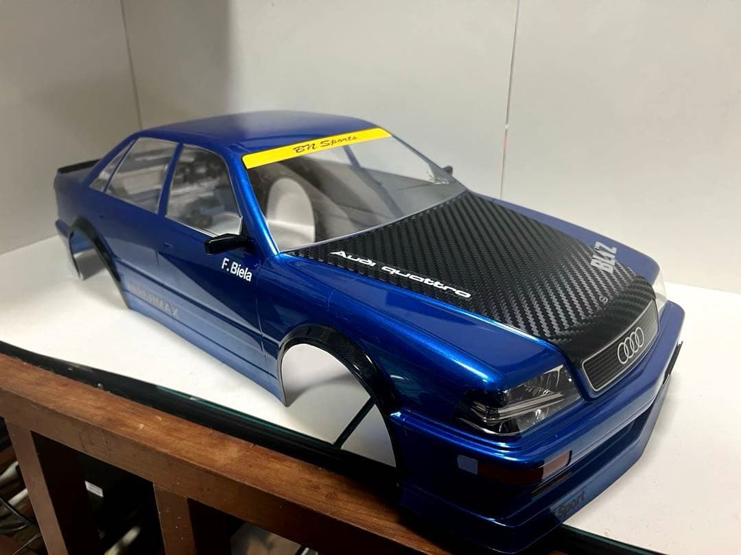 ラジコン タミヤ 1991 アウディV8ツーリング　塗装済みボディのみ
