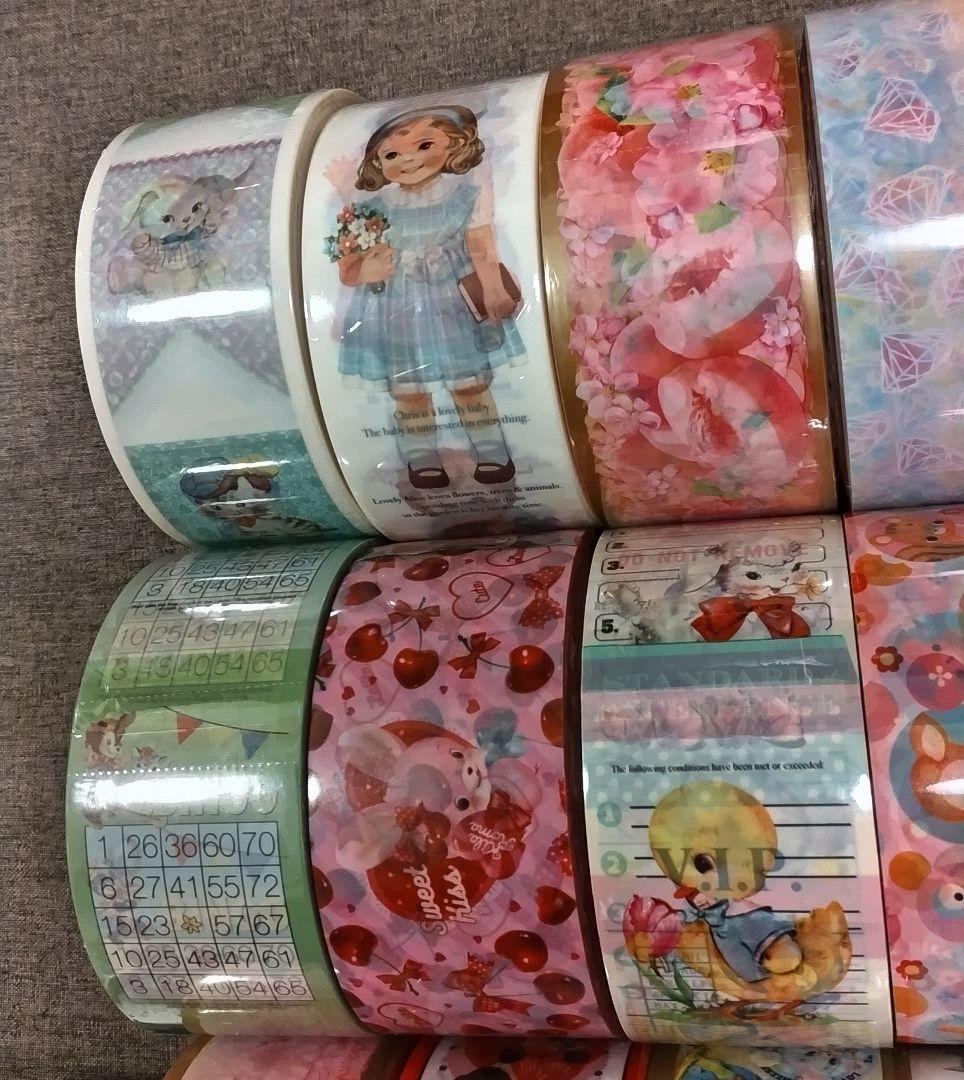 OPPテープ等 24本セット② (新品23本) レトロアニマル レトロガール