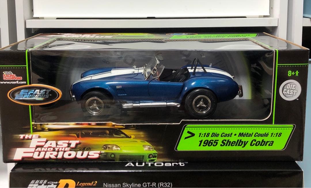 ワイルドスピード　1/18スケールミニカー　シェルビーコブラ