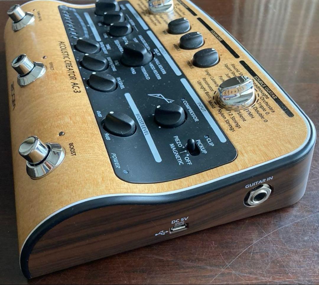 ZOOM AC-3 CREATOR アコースティックギター用エフェクター