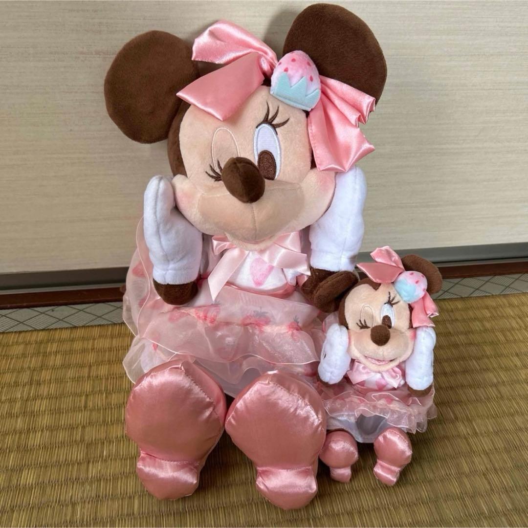 ディズニーストア いちご ストロベリーコレクション ミニー ぬいぐるみ