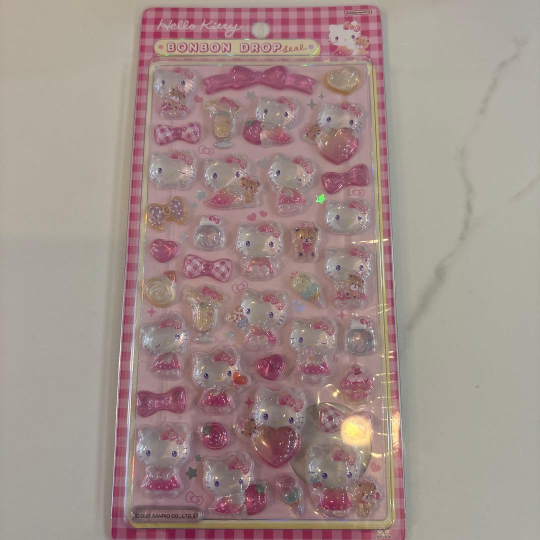 お値下げ中！正規品サンリオボンボンドロップシール全種 mini全種