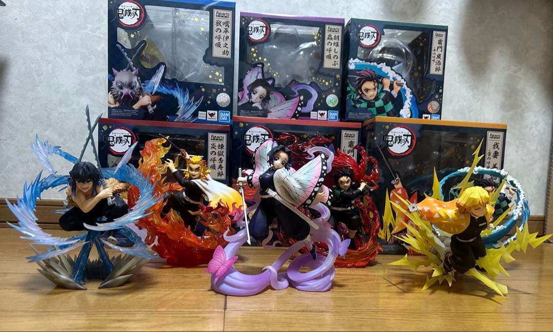 鬼滅の刃　フィギュアーツZERO 5体セット　中古品