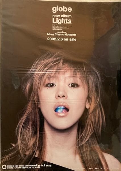 globe「Lights」告知ポスター