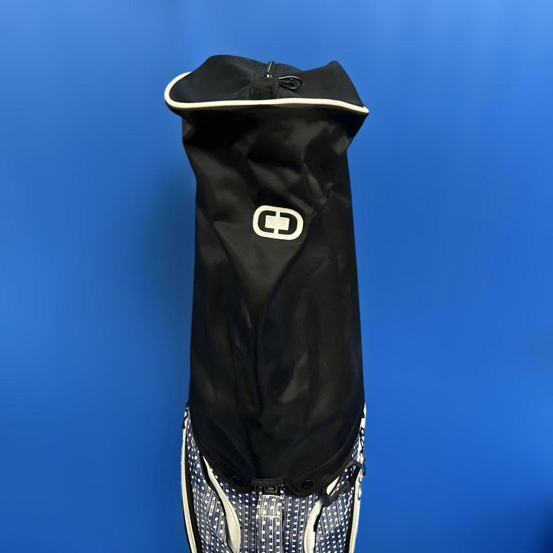 OGIO ゴルフバッグ ネイビー・ホワイト・ドット15分割セパレート