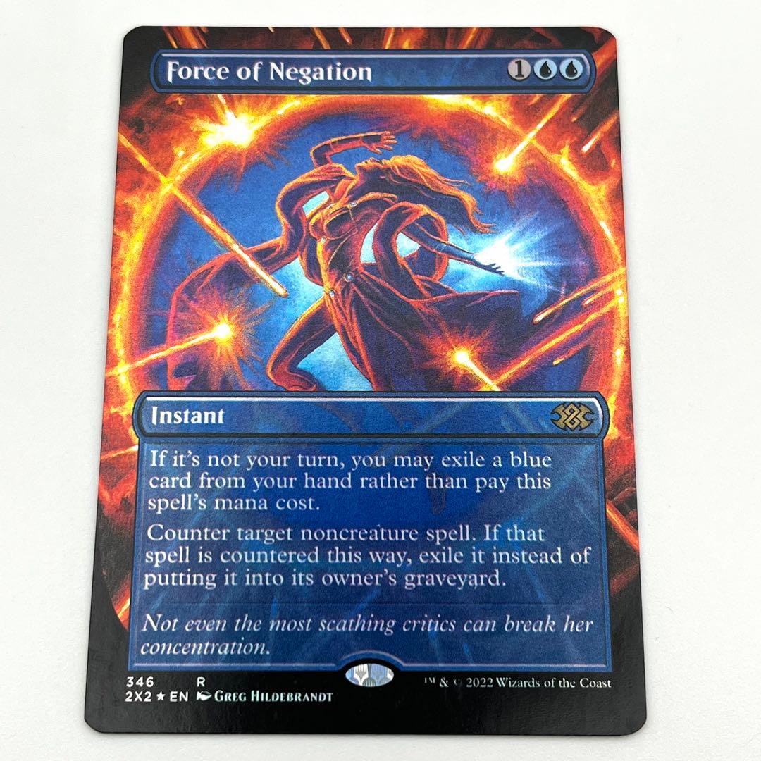 否定の力　FOIL ボーダーレス　英語　MTG