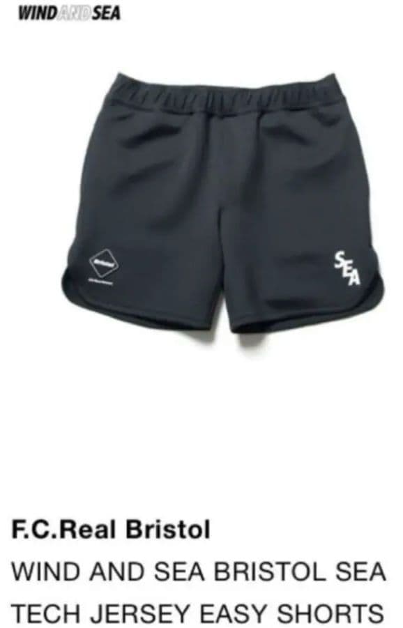 【新品同様】FCRB×ウィンダンシー黒ショートパンツ SEA ハーフパンツ