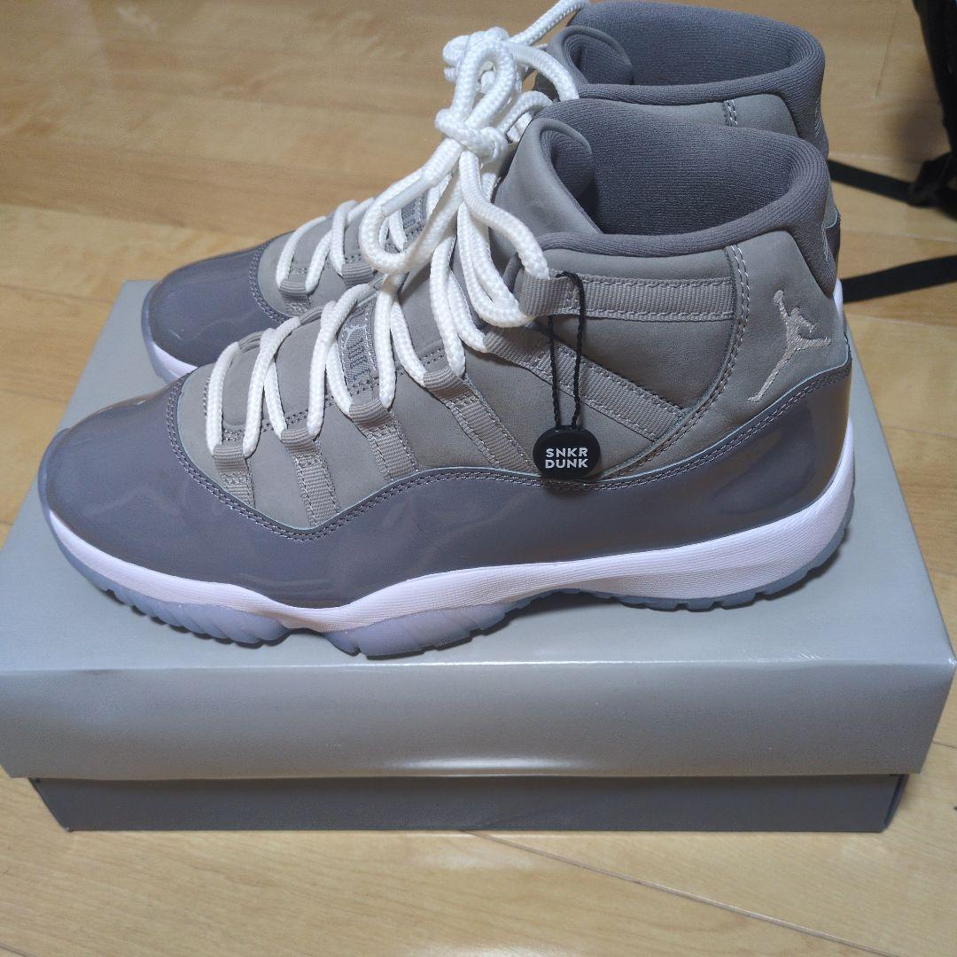 Air Jordan 11 グレー シューズ(男性用)おまけつき！