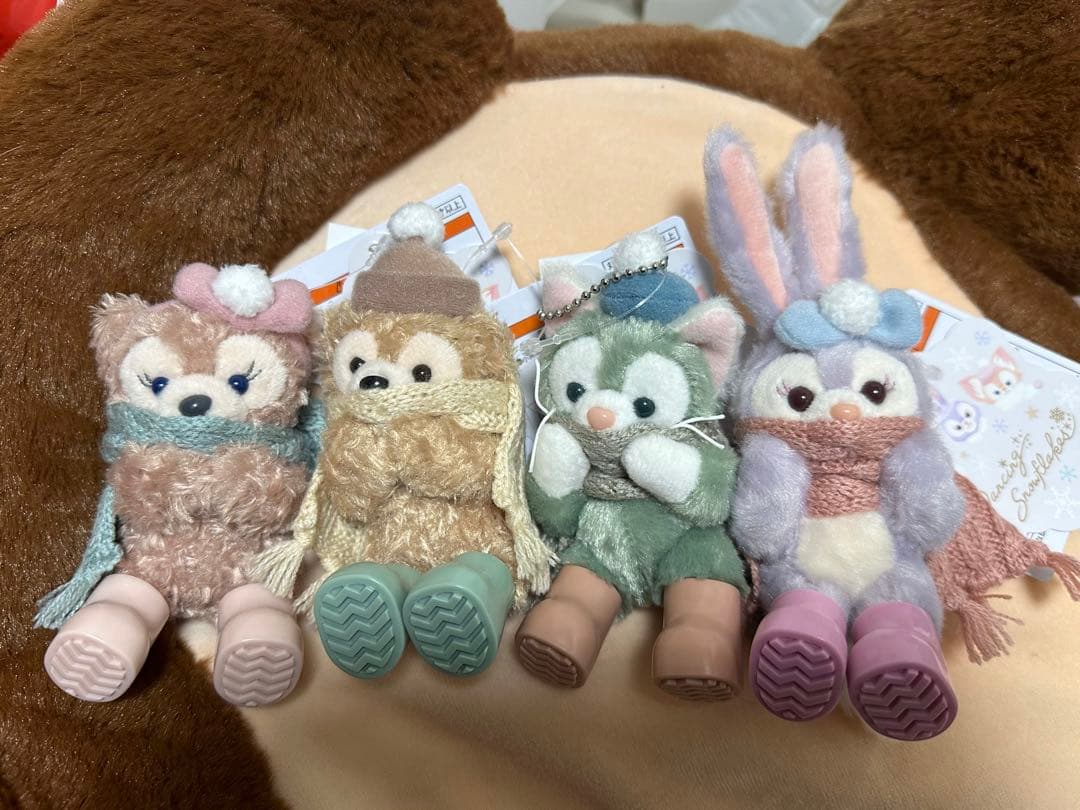 ダッフィー&フレンズ　ぬいぐるみバッチ チャーム