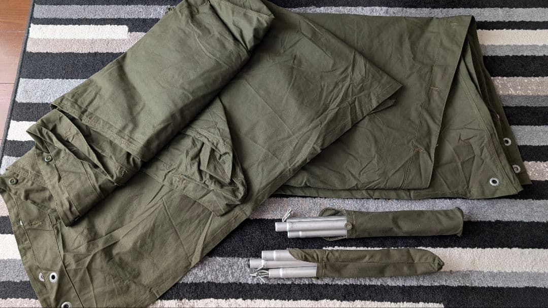 【美品】ポーランド軍幕　サイズ3（2枚1セット）