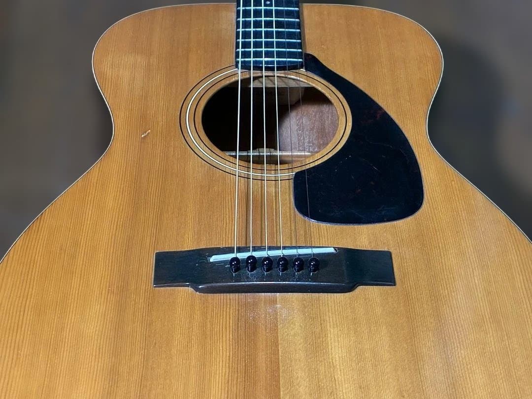 ★　弾き込まれた綺麗な音色　YAMAHA ビンテージFG110赤ラベル試聴動画有
