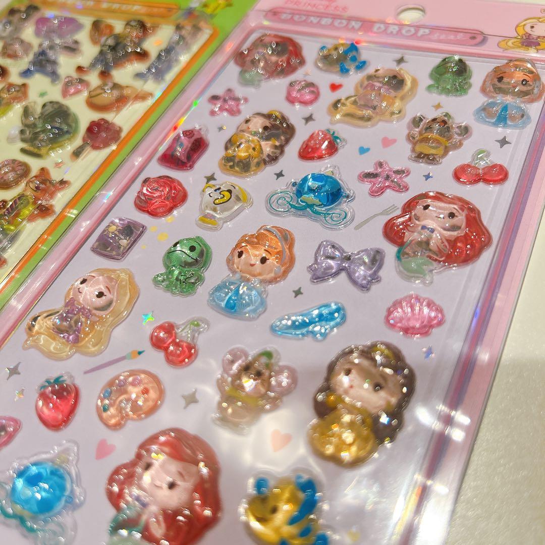 【タイムセール】 正規品 ディズニー ボンボンドロップシール 第2弾 8種セット