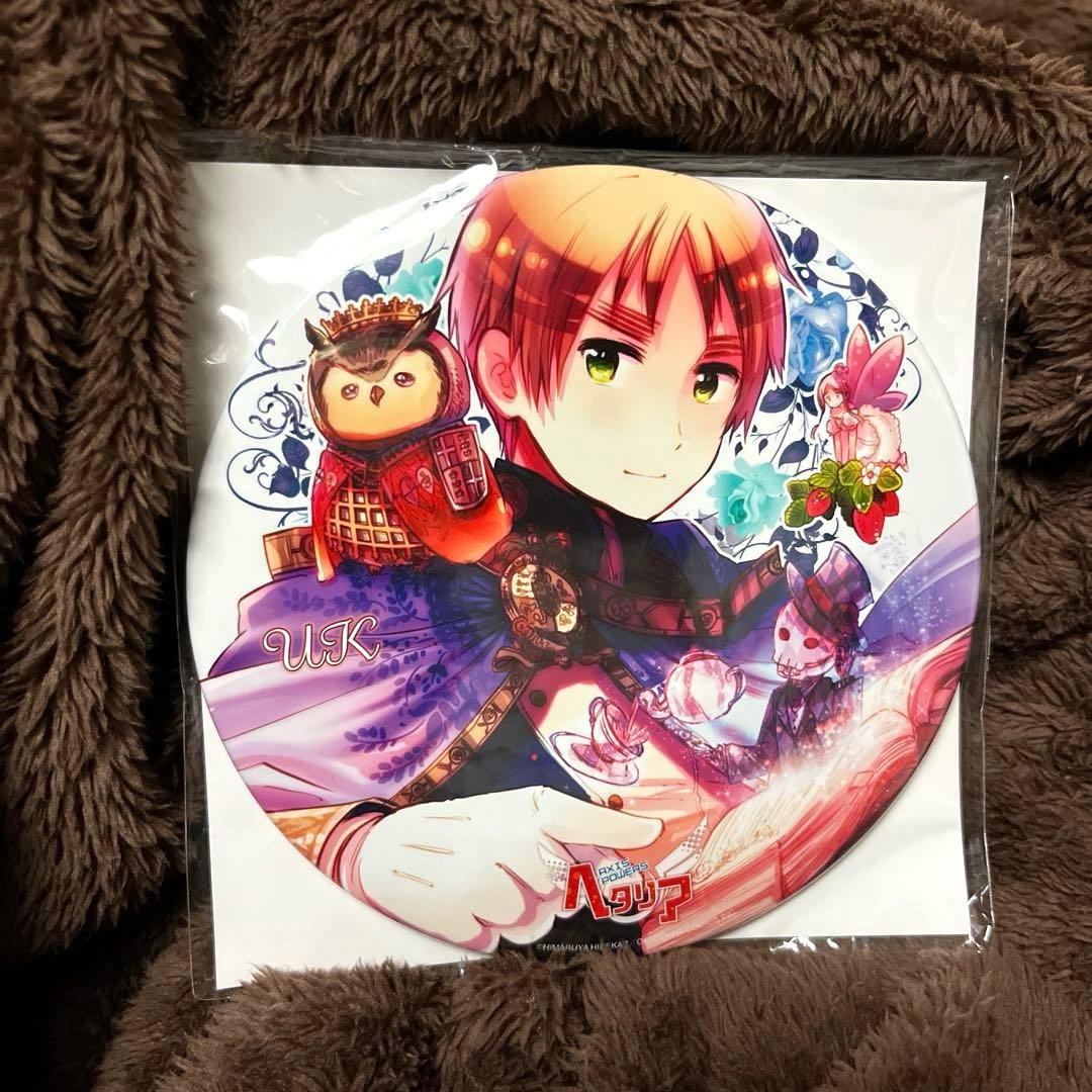ヘタリア　アート缶プレート コレクション【イギリス】　限定品　15cm