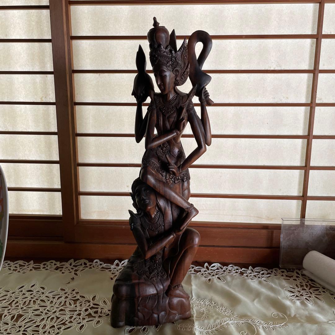 木製神像 彫刻