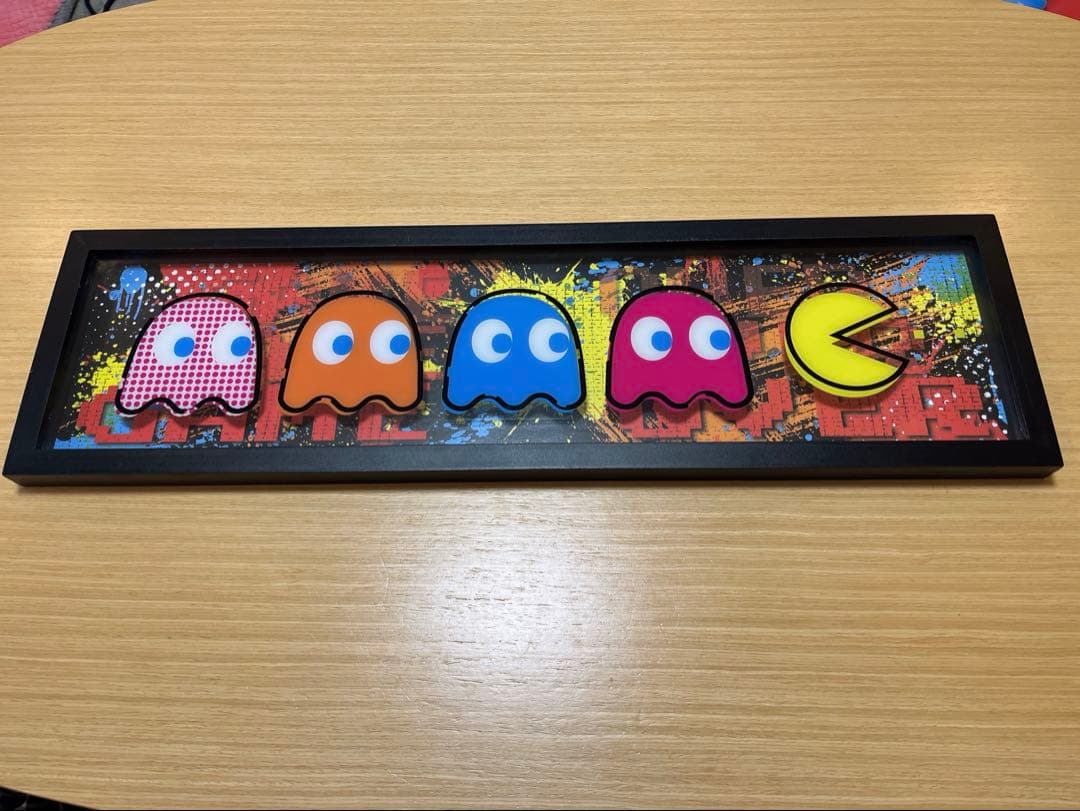 パックマン 90s ウォールアート ウォールデコ 壁掛けアート インテリア