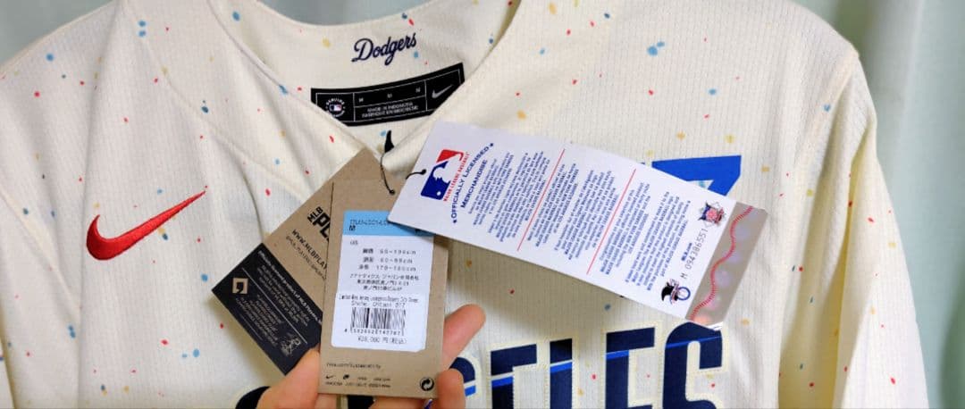 ★タグ付新品未使用★大谷翔平ドジャースシティコネクトユニフォーム MLB正規品