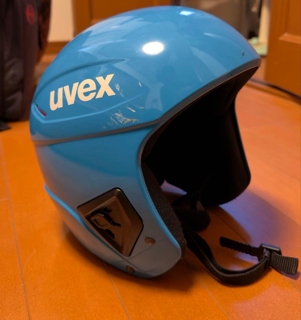 uvex 青 スキー ヘルメット