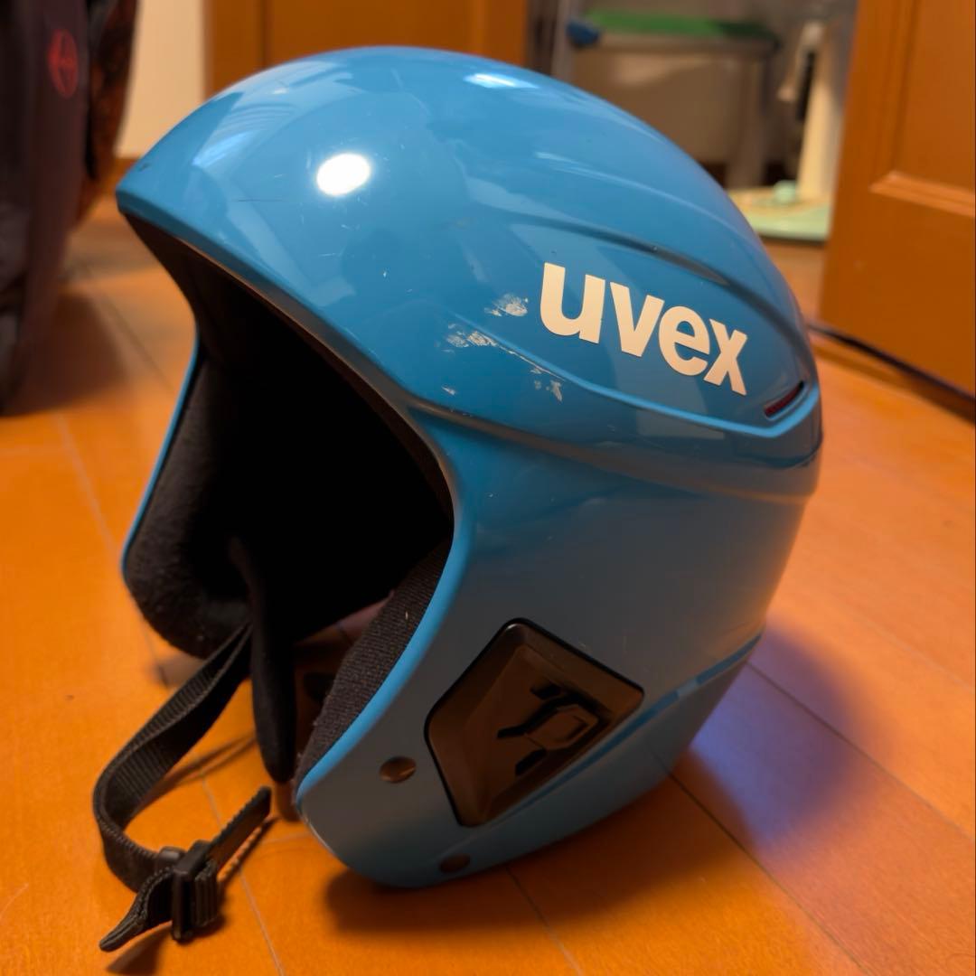 uvex 青 スキー ヘルメット