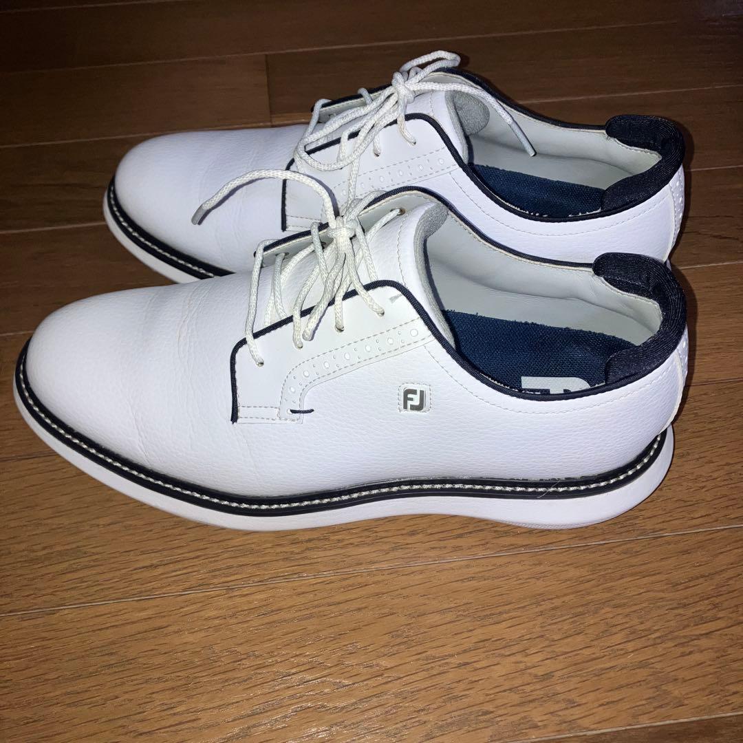 極美品 フットジョイ 57948J メンズ トラディションズ スパイクレス