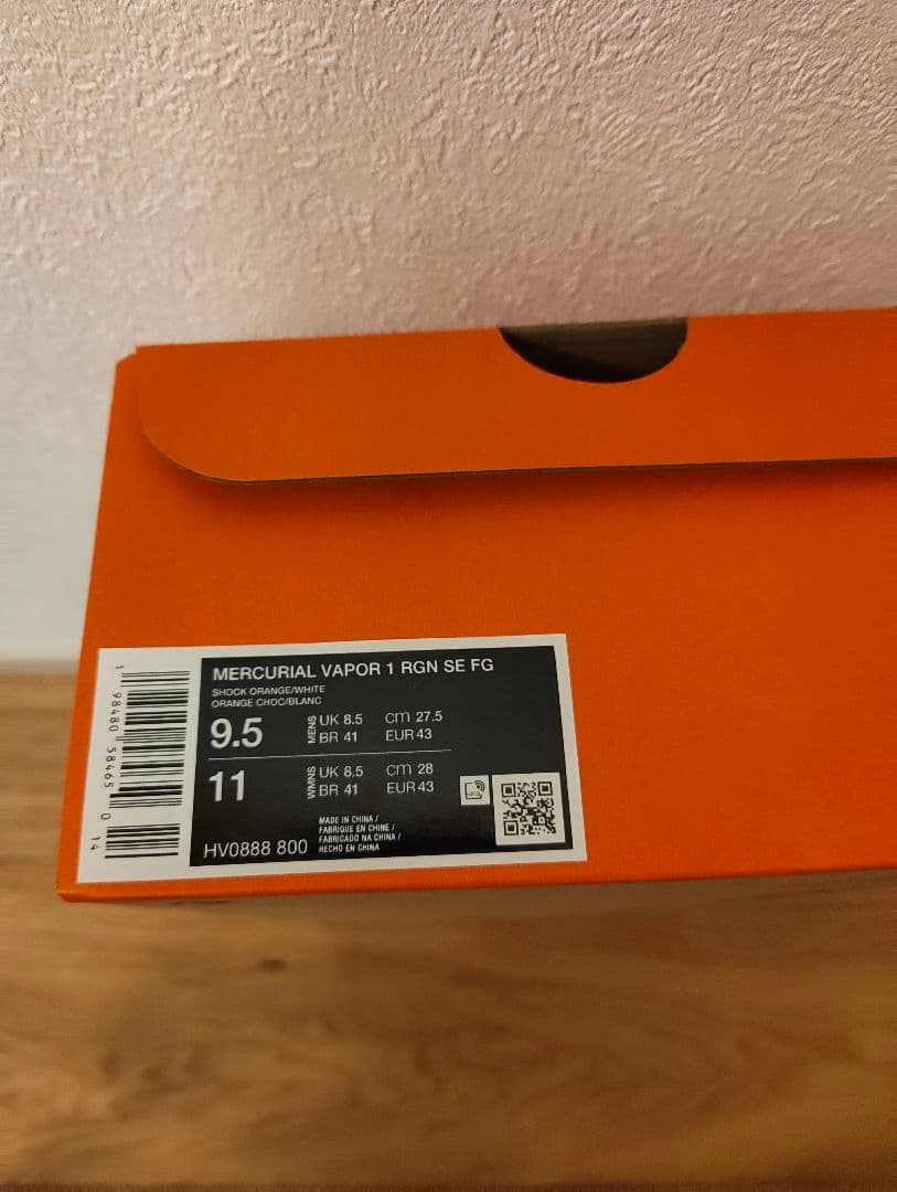 シューズ Nike Zoom Mercurial Vapor 1 RGN FG 27.5