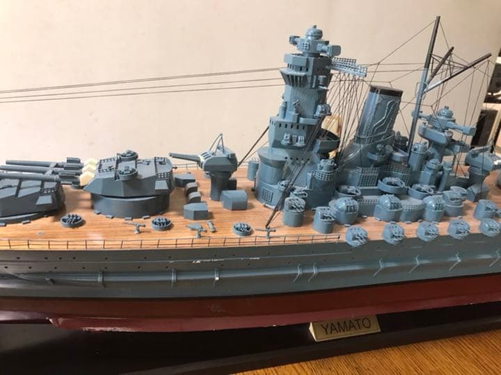 大型木製精密模型　戦艦大和　購入ご希望の方は予めご連絡ください