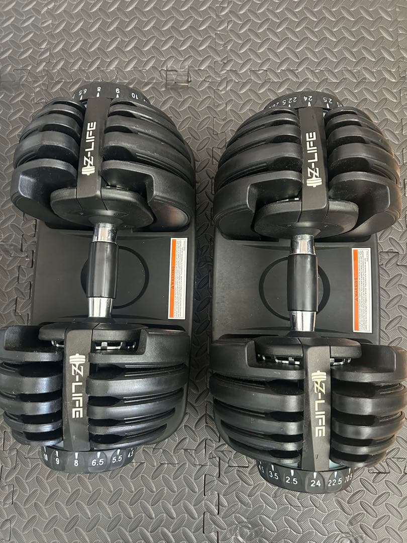 IZ-LIFE 可変式ダンベル 24kg 2個セット【引取りのみ】