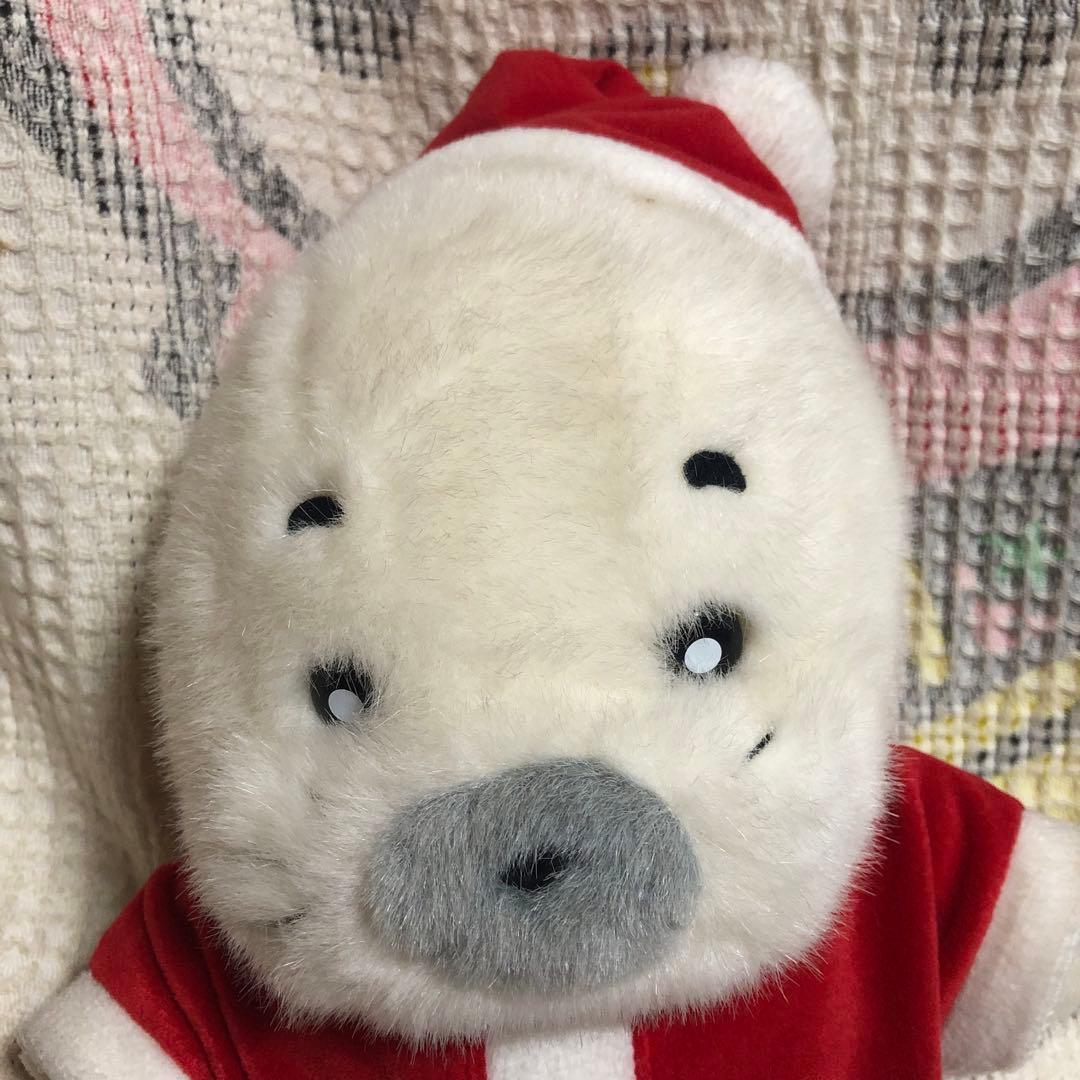 平成レトロ　少年アシベ　ゴマちゃん　クリスマス＆ウィンター　着ぐるみぬいぐるみ