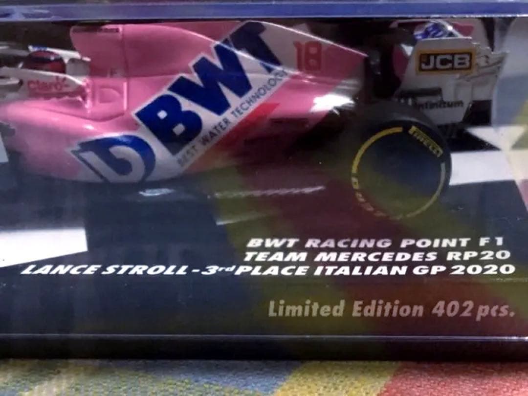 ミニチャンプス 1/43 レーシングポイント RP20 ストロール 3位表彰台